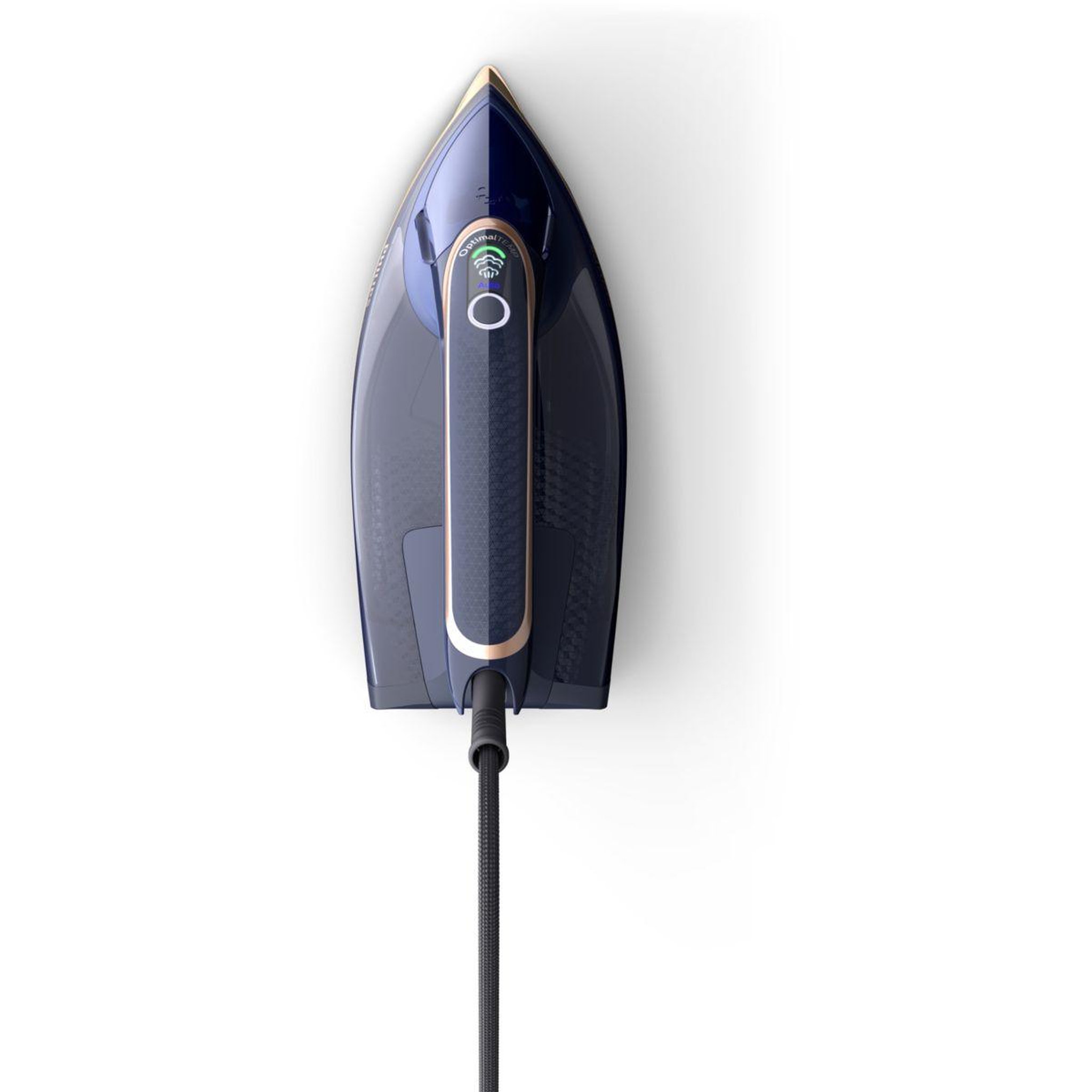 Voir la diapositive 2 : Philips Fer à repasser dst8050/20​ fer à vapeur série 8000 bleu foncé/doré, 3000w