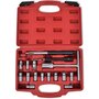 Voir la diapositive 3 : VIDAXL Ensemble de couteau de siege d'injecteur diesel 17 pcs