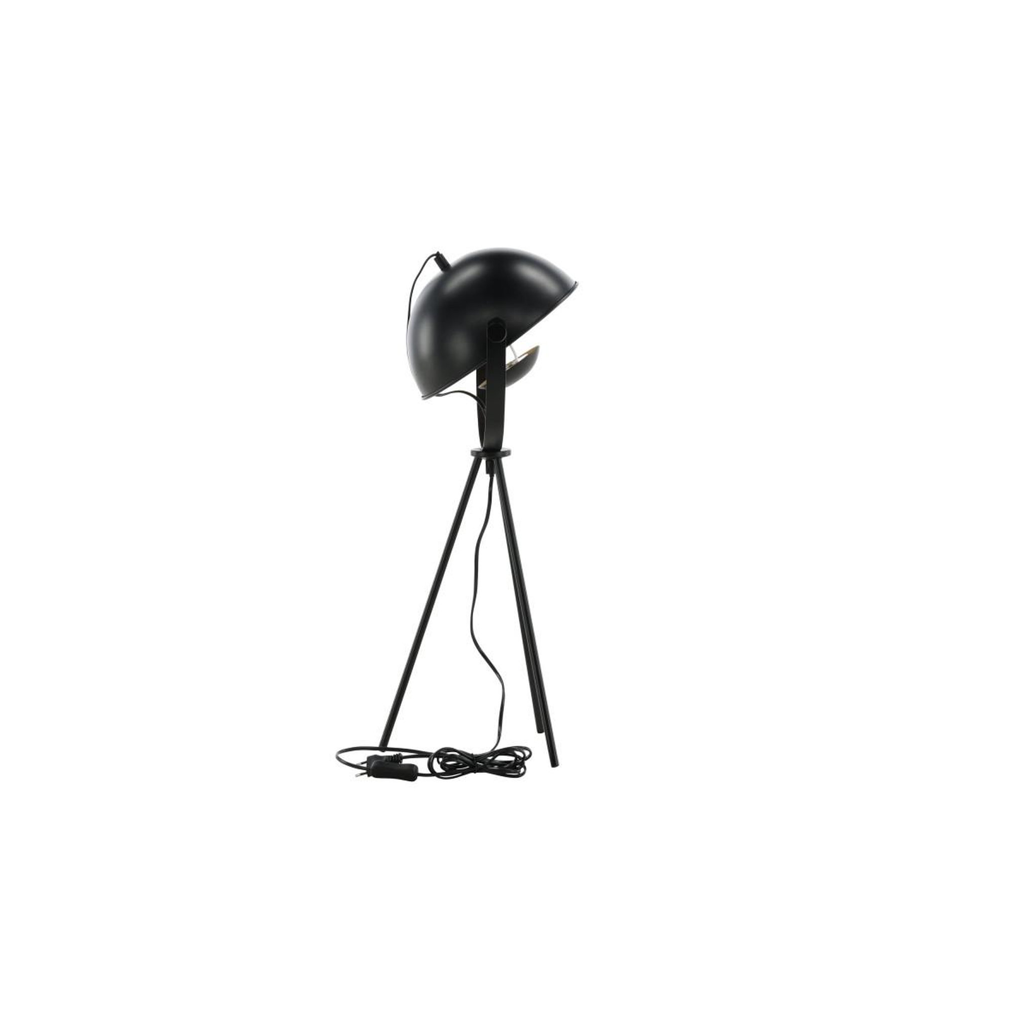 Voir la diapositive 2 : Paris Prix Lampe à poser trépied  search  67cm noir