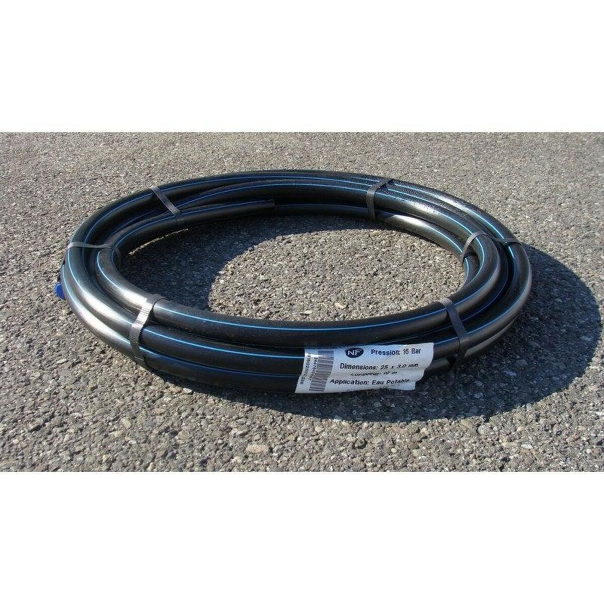 CENTRALE BRICO Tube D'Alimentation Polyéthylène, Diam.19 X 25 Mm, En Couronne De 10 M