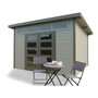 Voir la diapositive 1 : Habitat et Jardin Abri jardin bois  Venezia  - 8.91 m² - 3.33 x 2.7 x 2.33 m - 28 mm
