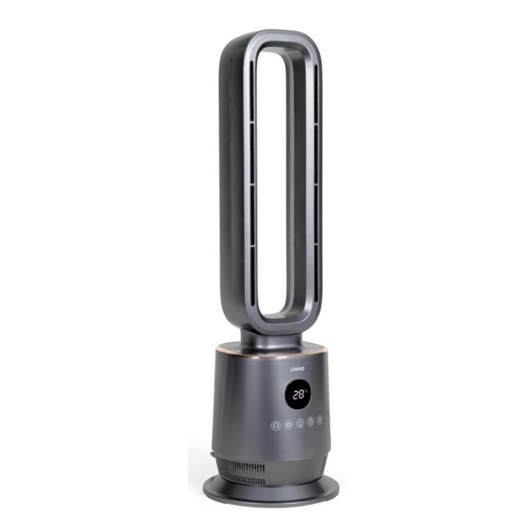 LIVOO Ventilateur sur pied 85.5cm 2000w gris/blanc - DOM498