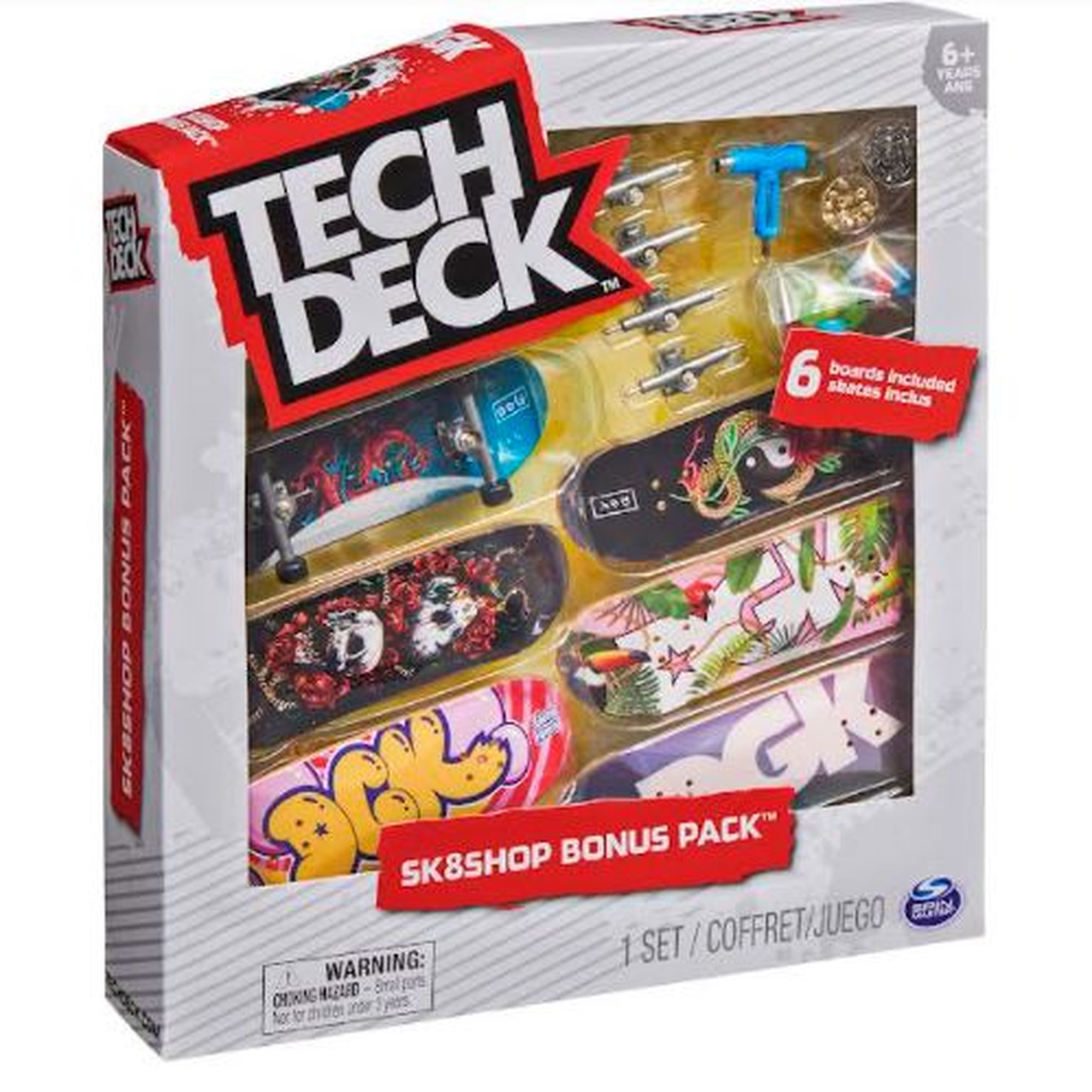 Voir la diapositive 2 : SPIN MASTER Miniature - Skate Shop bonus pack Tech deck