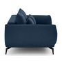 Voir la diapositive 4 : LISA DESIGN Arica - canapé droit 2 places en tissu texturé