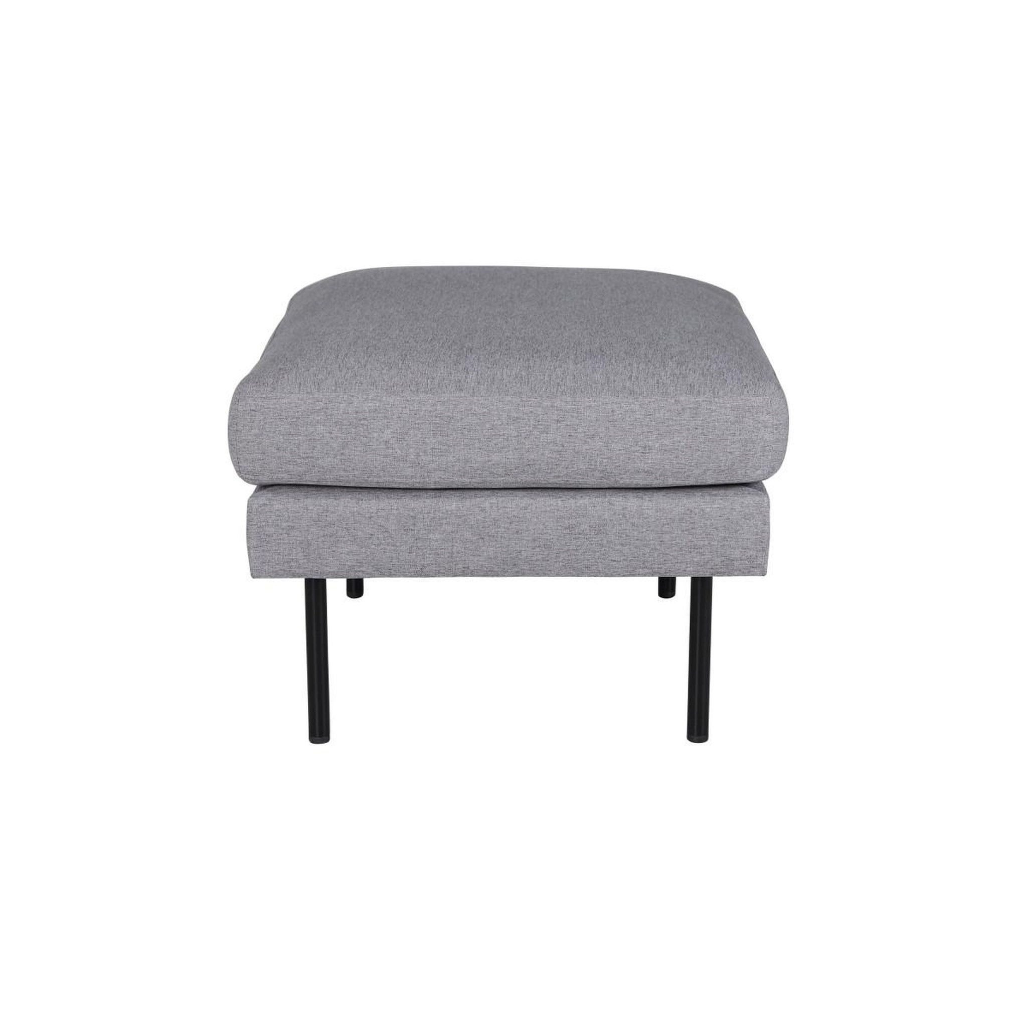 Voir la diapositive 3 : Paris Prix Pouf design en tissu  zoom  85cm gris