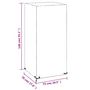 Voir la diapositive 6 : VIDAXL Housses de chaise de jardin 2 pcs 8 œillets 75x70x140 cm PE