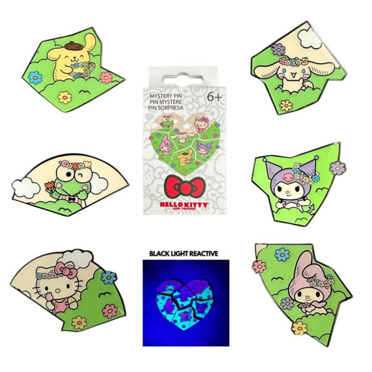 Funko Figurine Funko Sanrio Hello Kitty and Friends Flower Crown Puzzle Mystery Pin