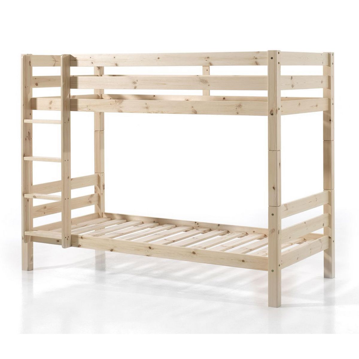 Lit superposé en bois h160cm  90x200 cm WOODY