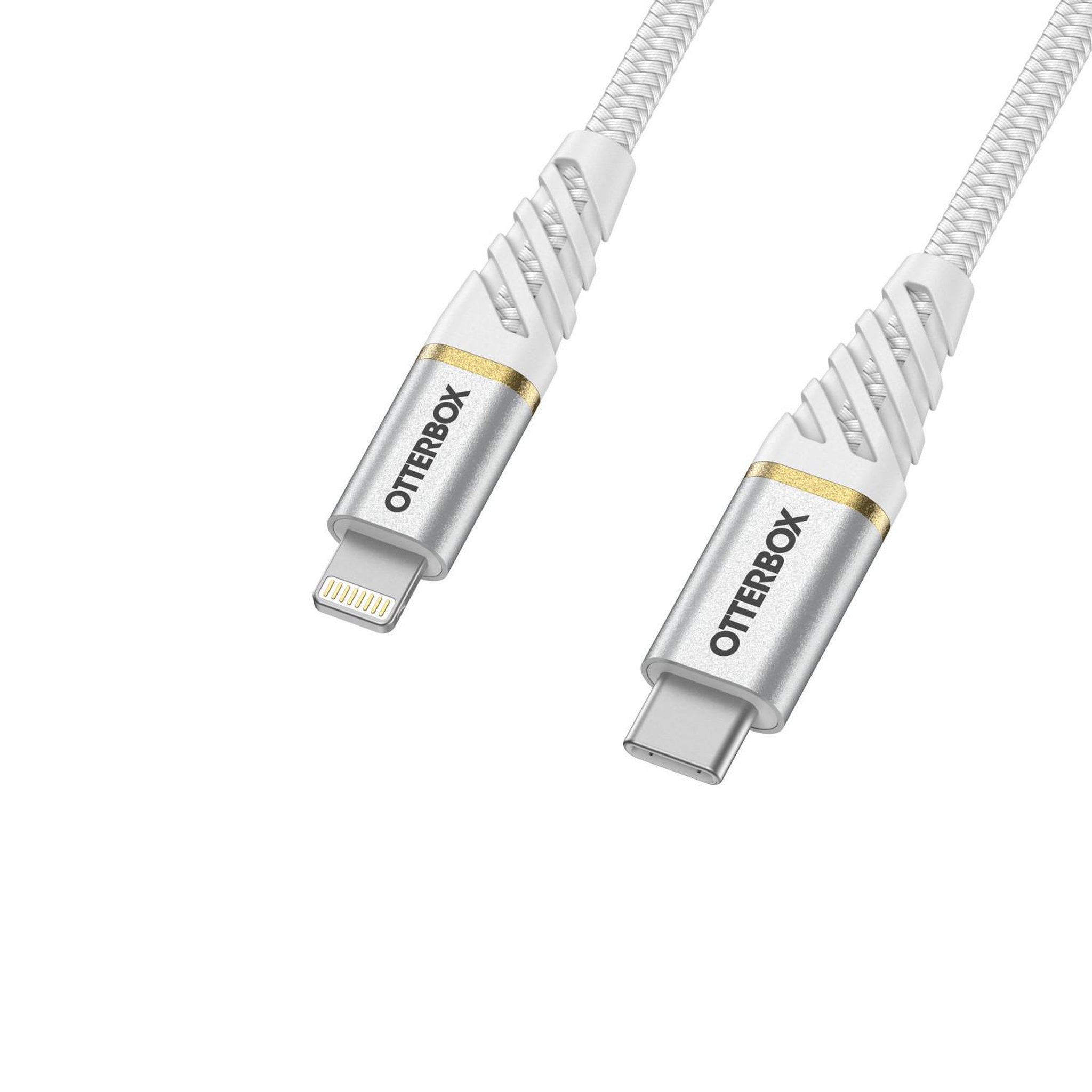 Otterbox OtterBox Premium Cable USB C-Lightning 1M USB-PD, Cloud Sky White