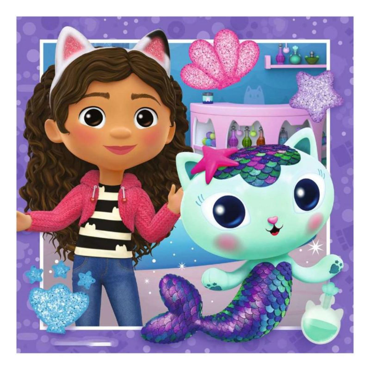 RAVENSBURGER Ravensburger - Gabby's Dollhouse Jigsaw Puzzle, 3x49pcs. 56590