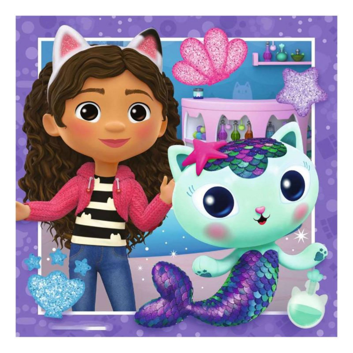 RAVENSBURGER Ravensburger - Gabby's Dollhouse Jigsaw Puzzle, 3x49pcs. 56590