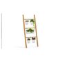 Voir la diapositive 3 : Inkazen Echelle en bois déco avec 5 pots