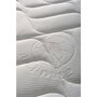 PRESTIGE Collection Ensemble matelas ressorts MORPHEE + sommier déco gris 160x200 cm 