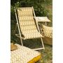 Voir la diapositive 2 : Jardin prive Transat Chilienne matelassée - JARDIN PRIVE - ELECTRO - Cumin - F100
