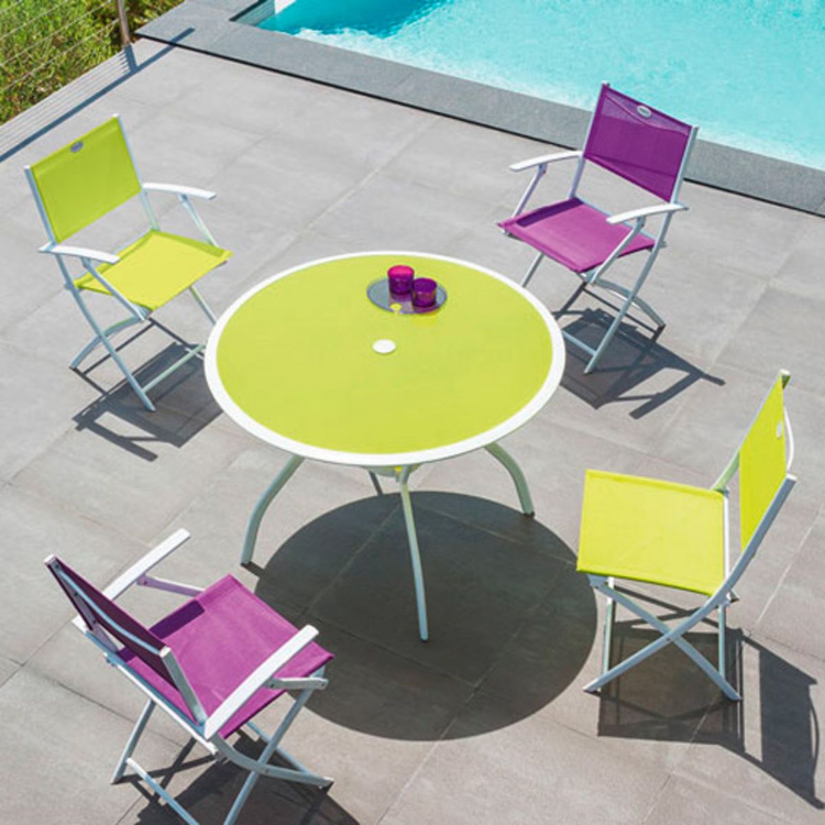 HESPERIDE Fauteuil de jardin modulable MODULA