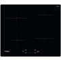 Voir la diapositive 1 : Whirlpool Table de cuisson induction 60cm 4 feux 7200w noir - wsq2160ne