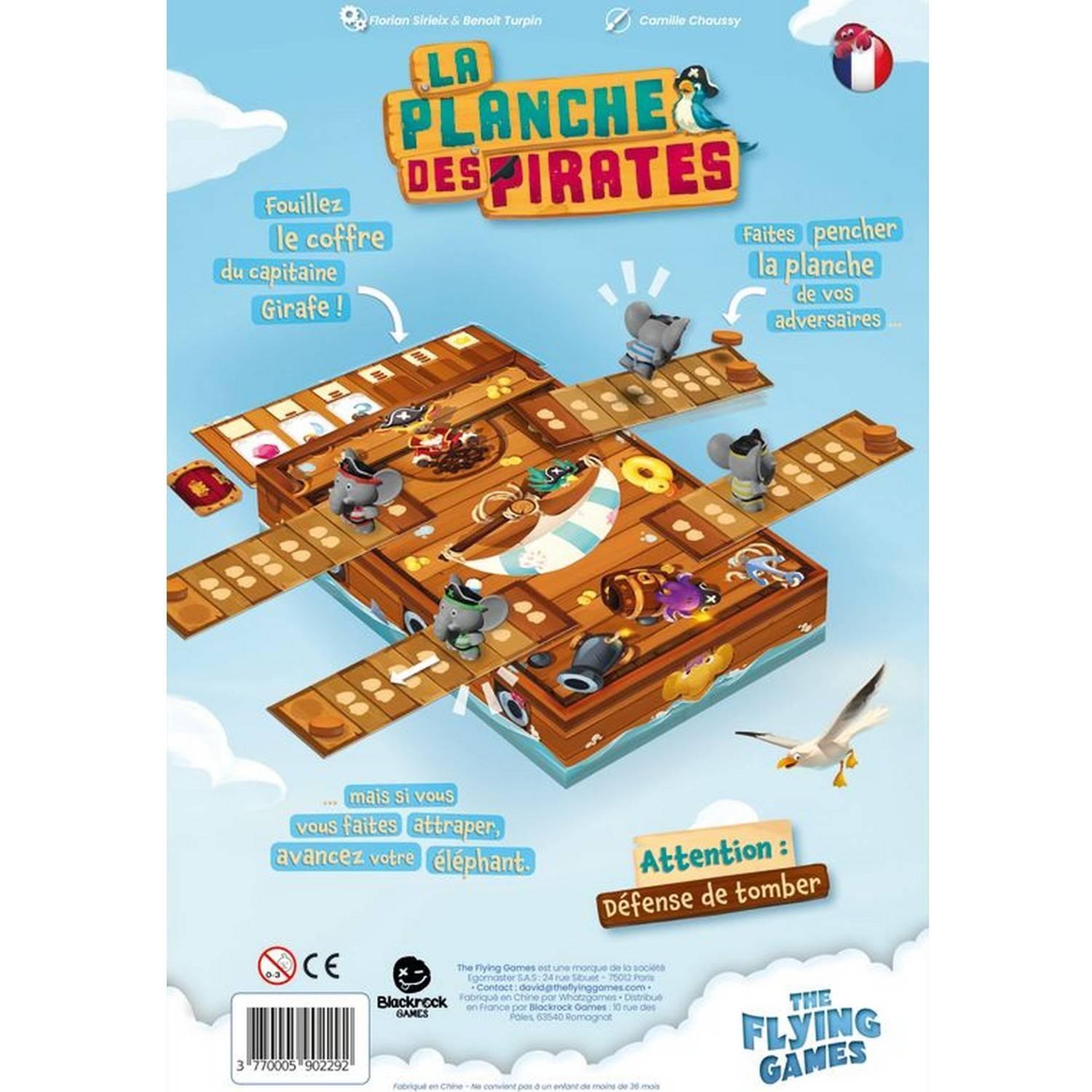 Voir la diapositive 4 : Blackrock Editions La planche des pirates xl : défense de tomber !