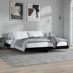 VIDAXL Cadre de lit sans matelas noir 120x200 cm