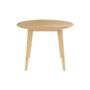 Voir la diapositive 6 : Rendez vous déco Table ronde 4 personnes en bois clair D100 cm - Réno