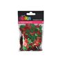 Voir la diapositive 2 : Paris Prix Lot de Sequins Noël  Houx & Sapins  40g Rouge & Vert