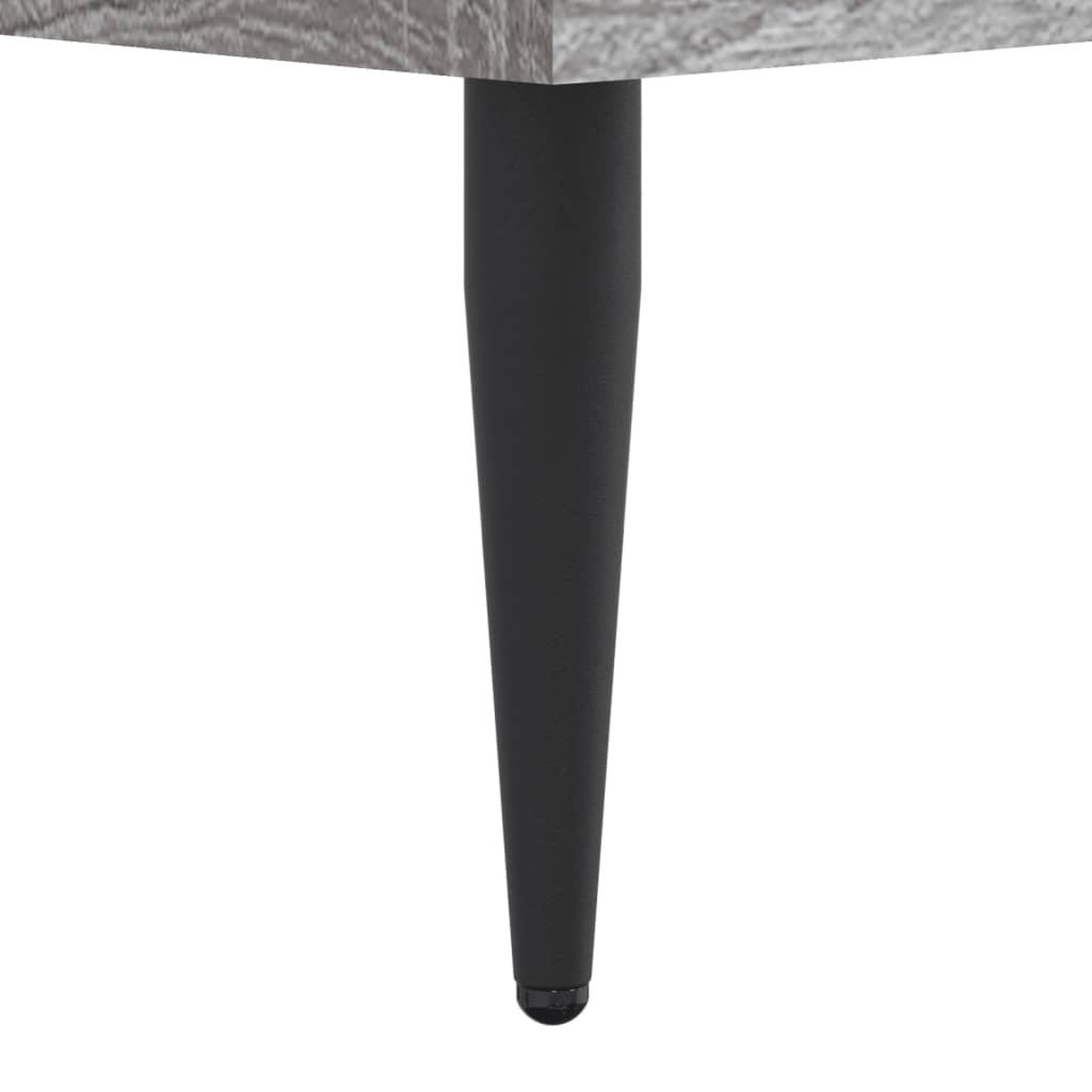 Voir la diapositive 6 : VIDAXL Cadre de lit sans matelas sonoma gris 135x190 cm