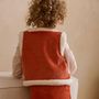 Voir la diapositive 5 : Petit Béguin Veste sans manches enfant réversible en velours côtelé Manouk