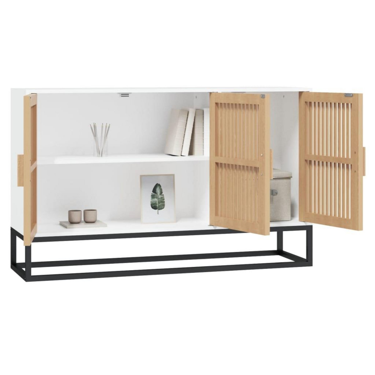 VIDAXL Buffet blanc 105x30x65 cm bois d'ingenierie
