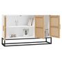 Voir la diapositive 3 : VIDAXL Buffet blanc 105x30x65 cm bois d'ingenierie