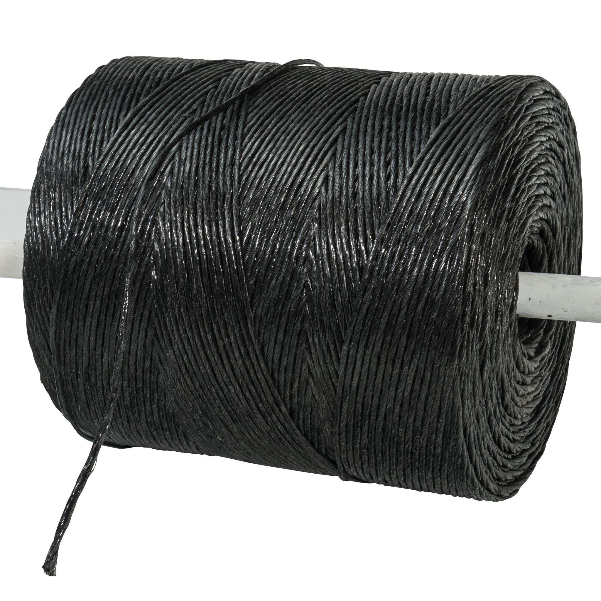 Voir la diapositive 3 : WERKAPRO Ficelle agricole noire  bobine 1500m  Ø1,3mm WERKA PRO