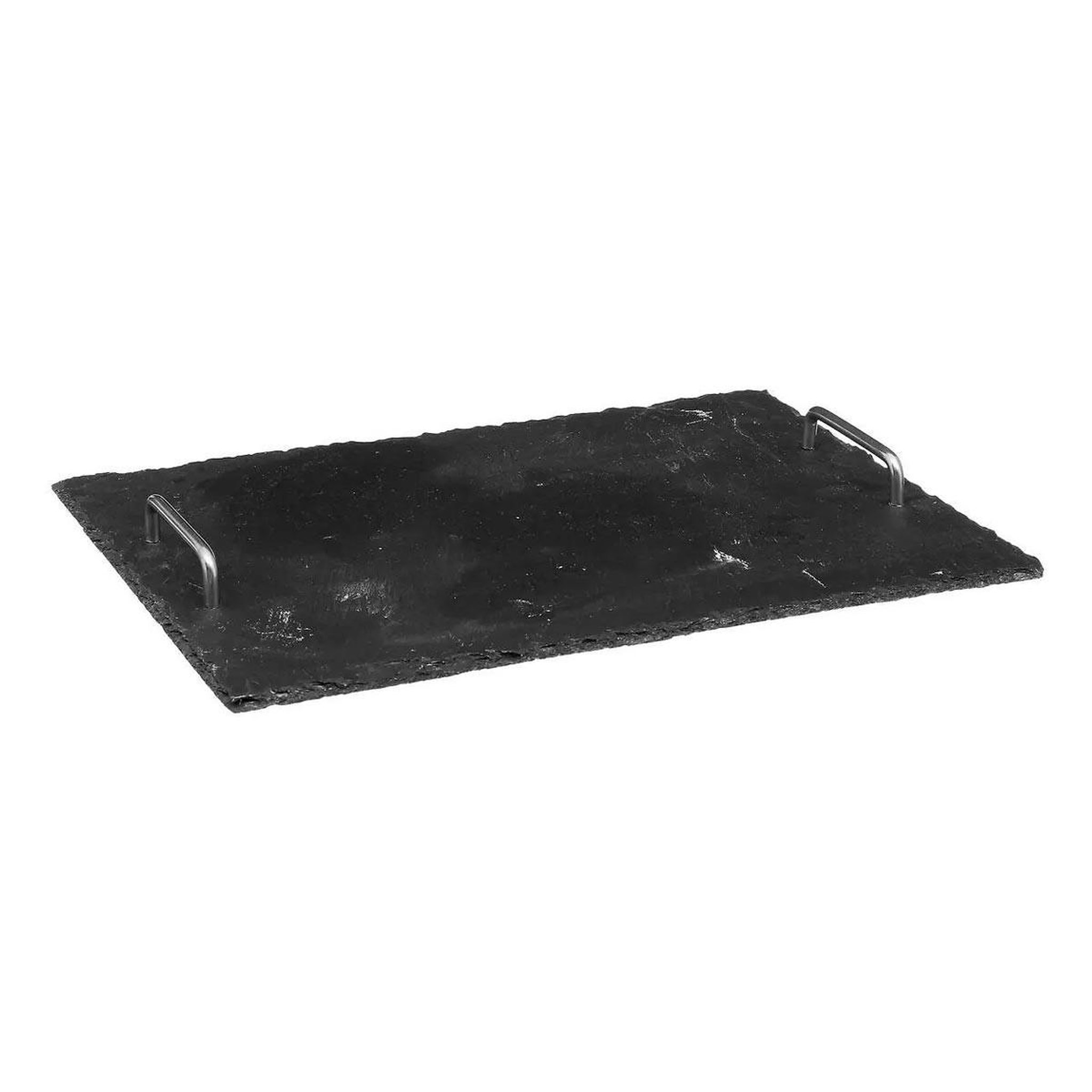 Voir la diapositive 1 : SECRET DE GOURMET Plateau de présentation  ardoise  40cm gris
