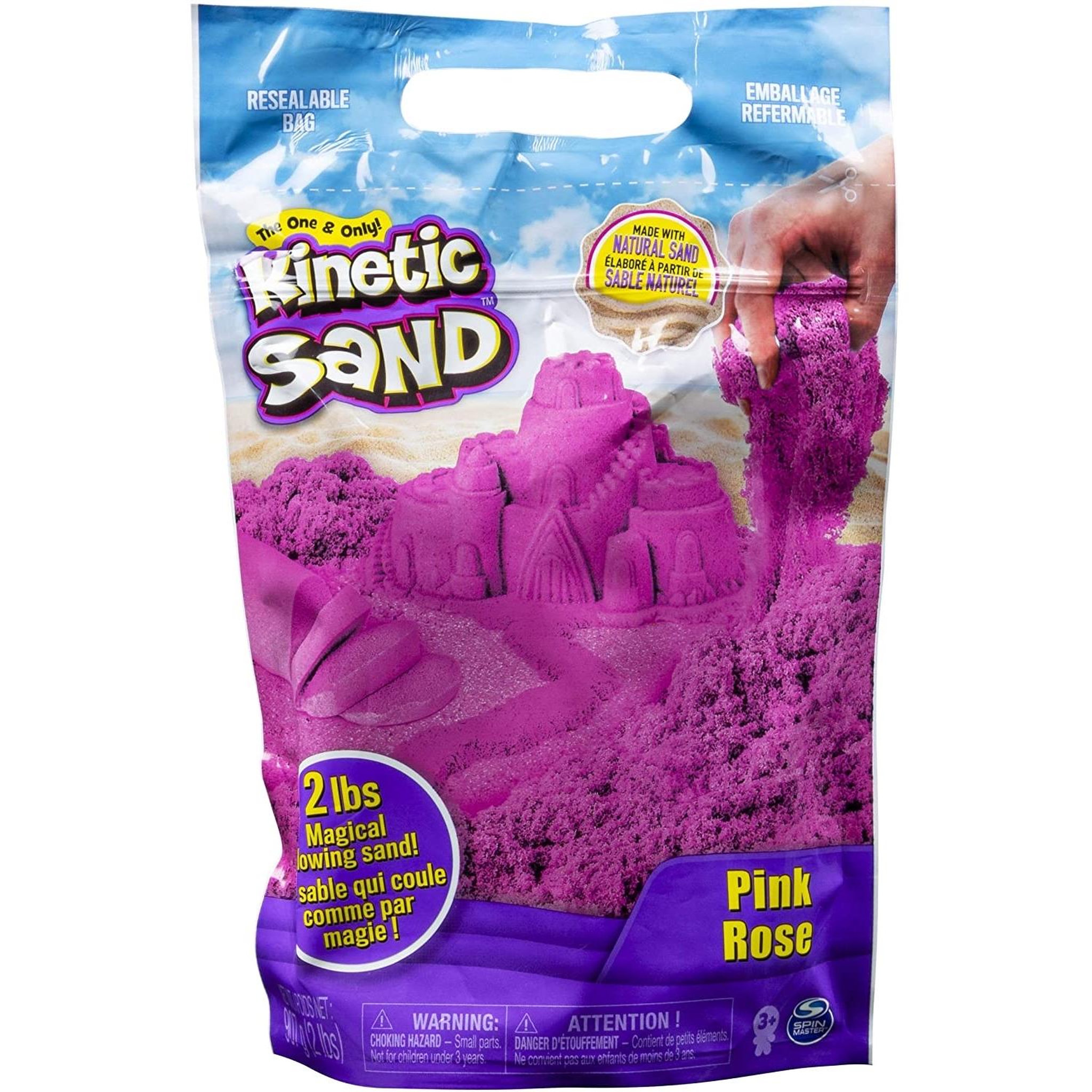 SPIN MASTER Kinetic Sand Colour Bag Sac Rose 907 g