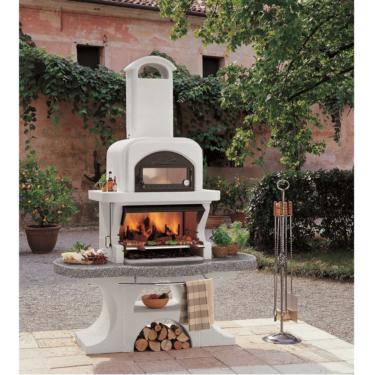 PALAZZETTI Combiné four et barbecue CAPRI 2
