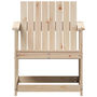 Voir la diapositive 4 : VIDAXL Chaise de jardin 62x56x77 cm bois de pin massif