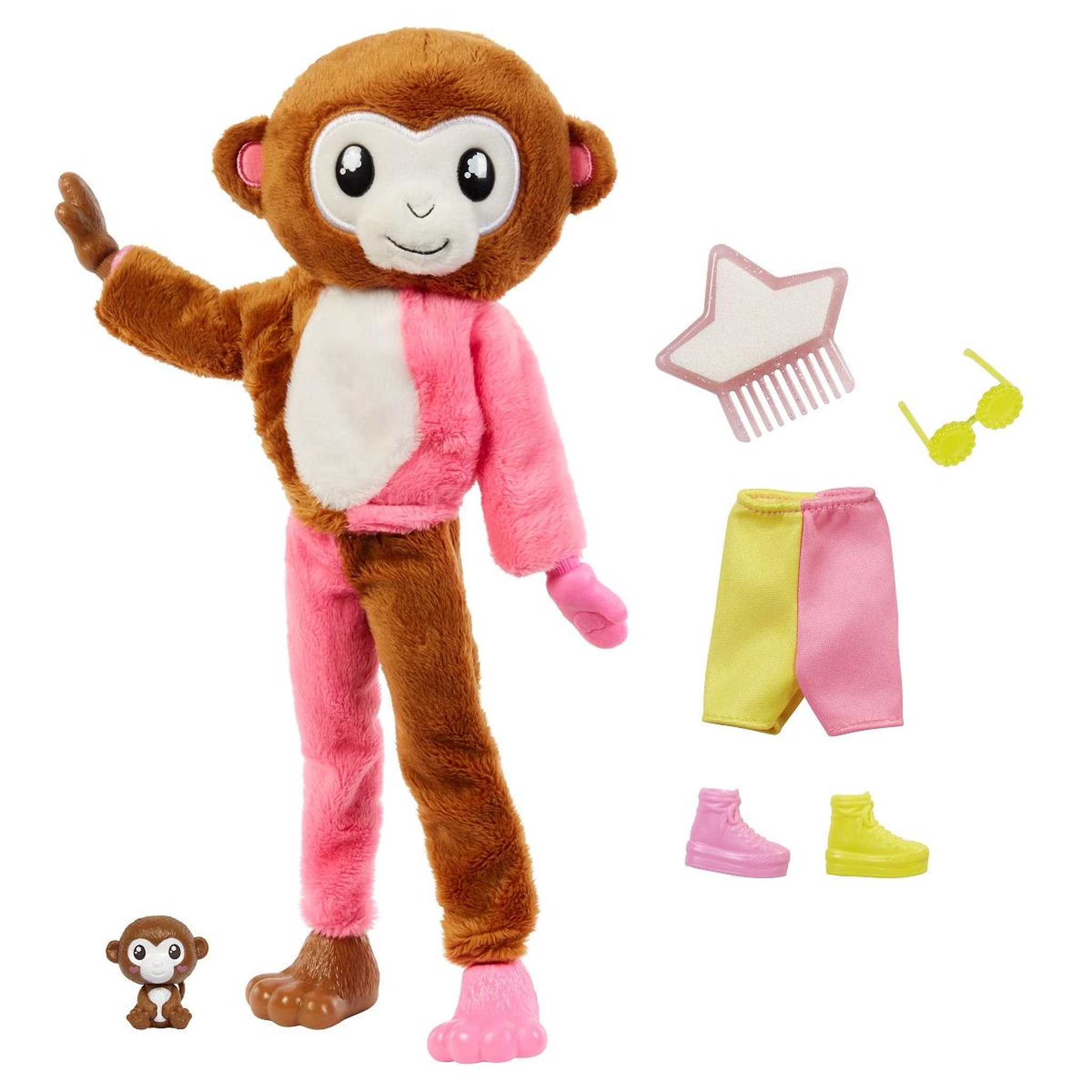 Voir la diapositive 2 : BARBIE Poupée Barbie Cutie Reveal Singe