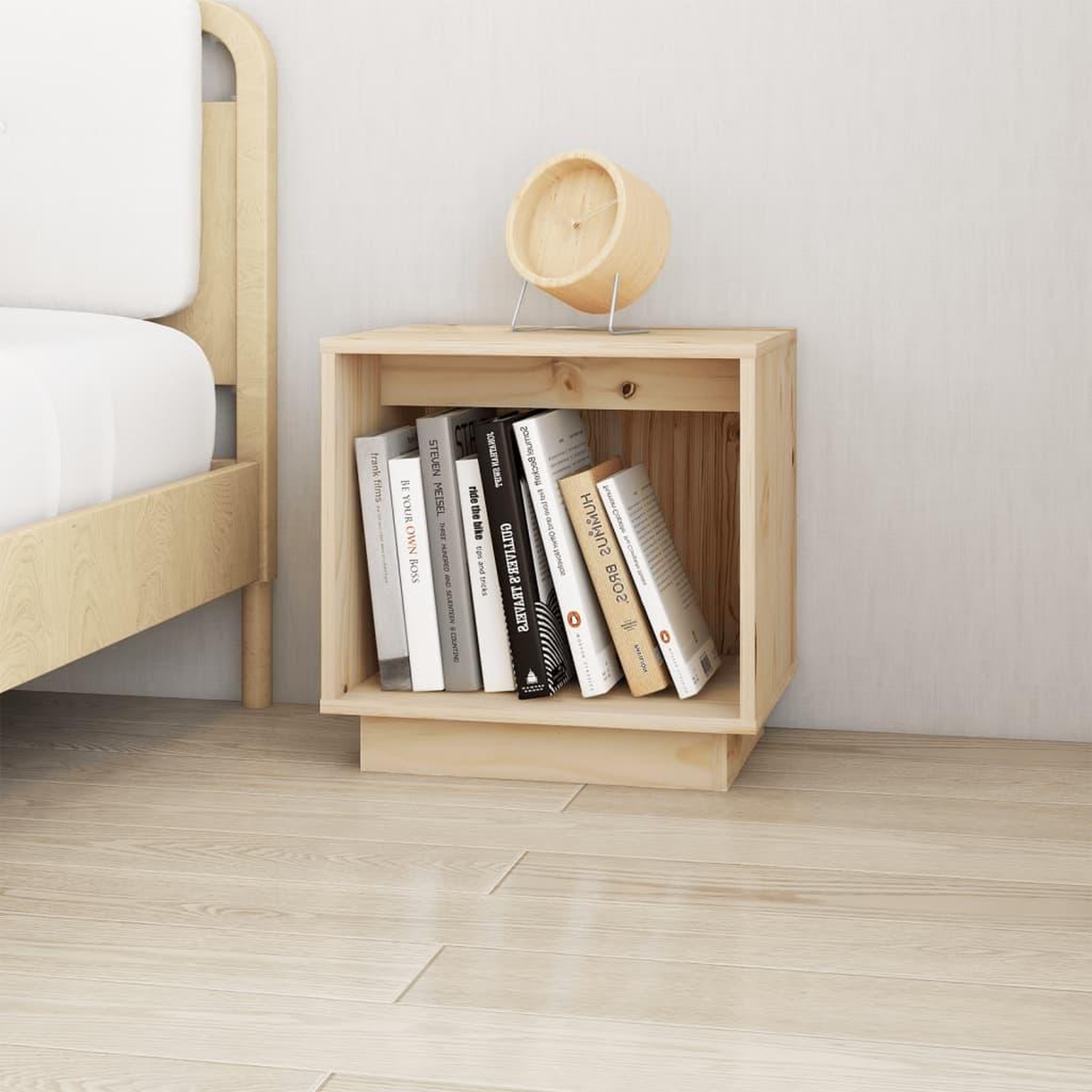 Voir la diapositive 3 : VIDAXL Tables de chevet 2 pcs 40x30x40 cm Bois de pin solide