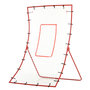 Voir la diapositive 1 : HOMCOM Filet de rebond de football - rebondisseur de football angle réglable - dim. 175L x 115H cm - blanc rouge