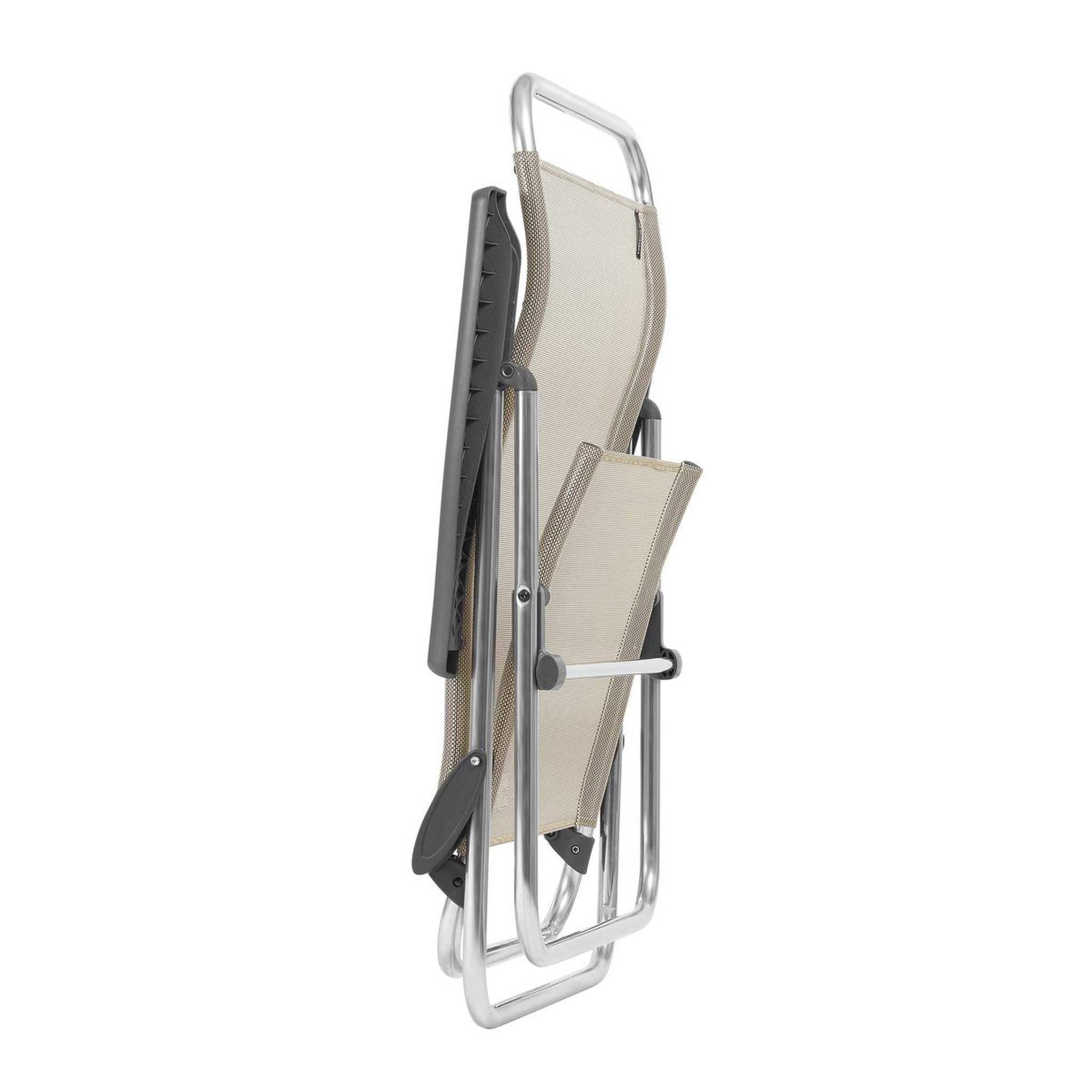 Voir la diapositive 2 : LAFUMA Chaise pliante plage et camping aluminium LOW seigle