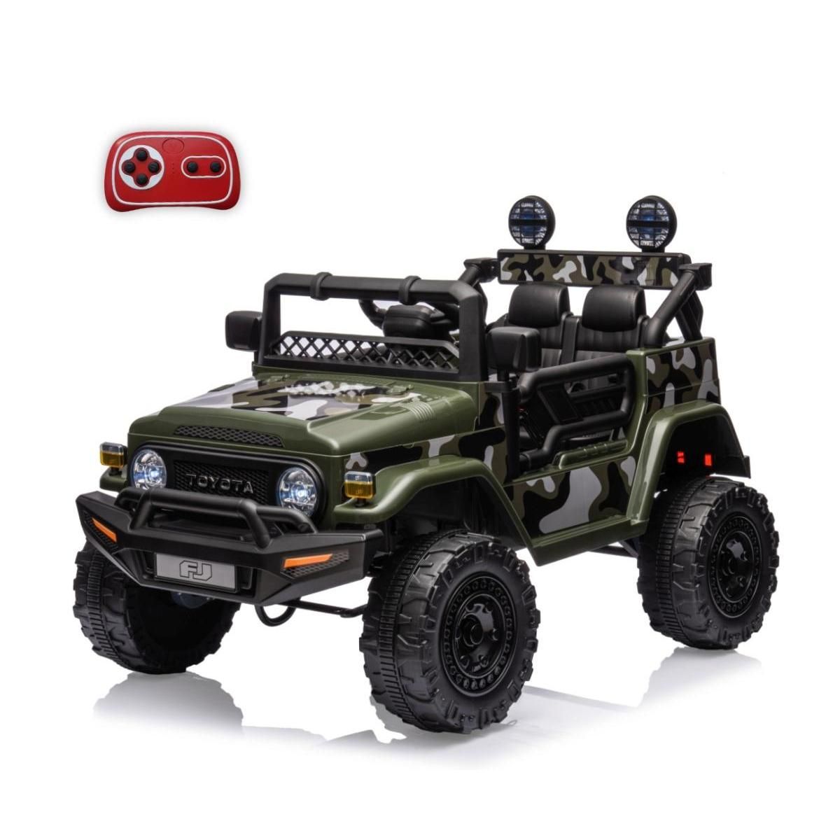 MILLY MALLY Véhiculeride-on Toyota FJ Cruiser army