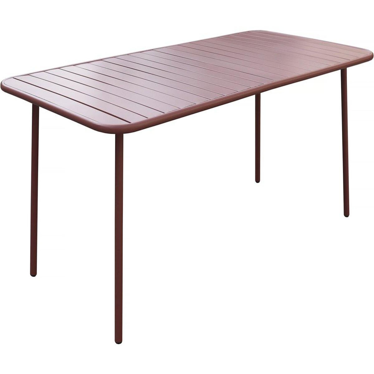 Habitat et Jardin Table jardin en métal  Bilbao  - 180 x 90 x 71 cm - Terracotta