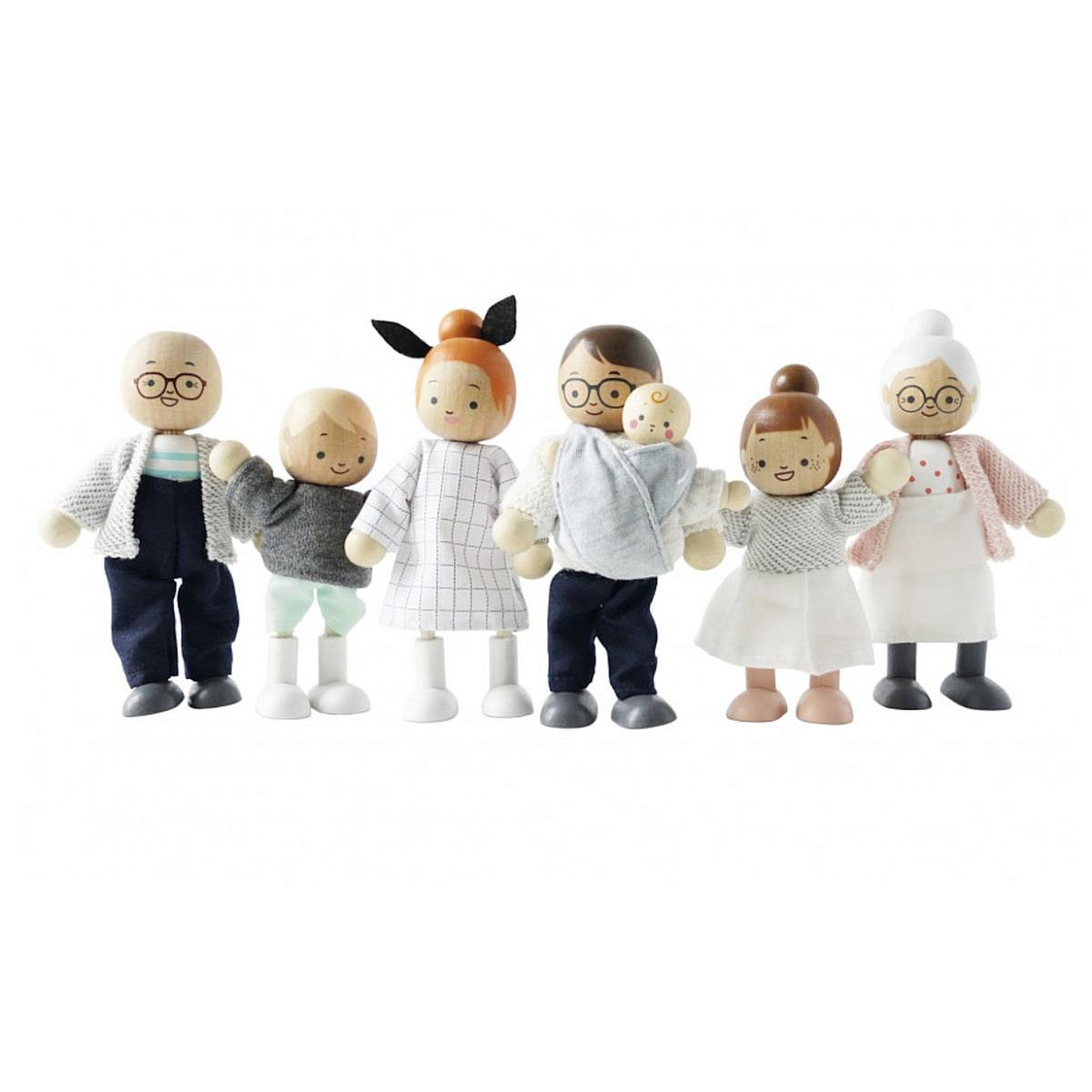 Le Toy Van La Famille De Poupees -7 Pieces