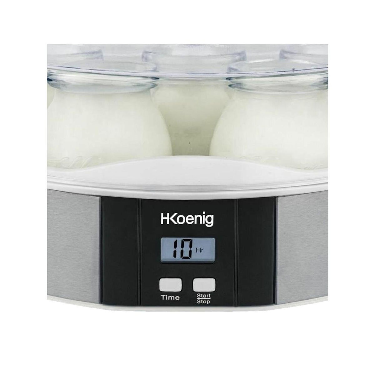 HKOENIG Yaourtière Hkoenig ELY70 acier inoxydable