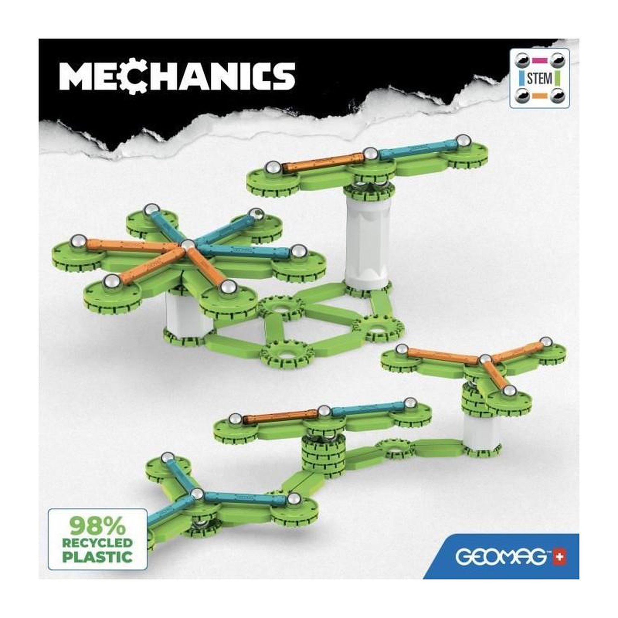 Voir la diapositive 4 : Geomag GEOMAG - MECHANICS MOTION RECYCLED FLYWHEELS 96 (756)