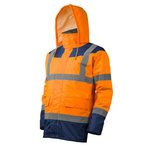 Coverguard Parka matelassée Keta à haute visibilité orange marine T M COVERGUARD 7KETOM