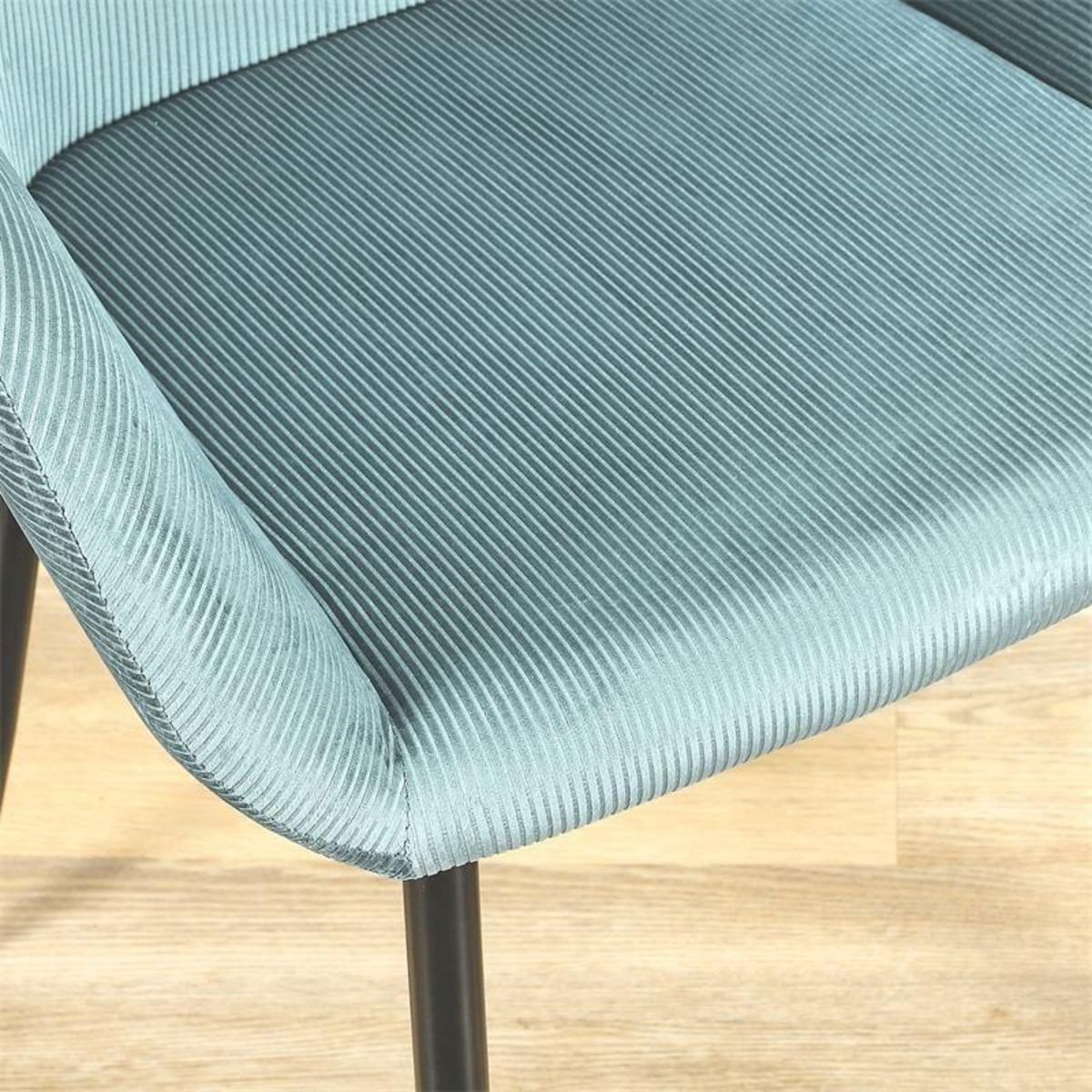 Paris Prix Lot de 2 Fauteuils Design  Giulia  85cm Bleu Canard