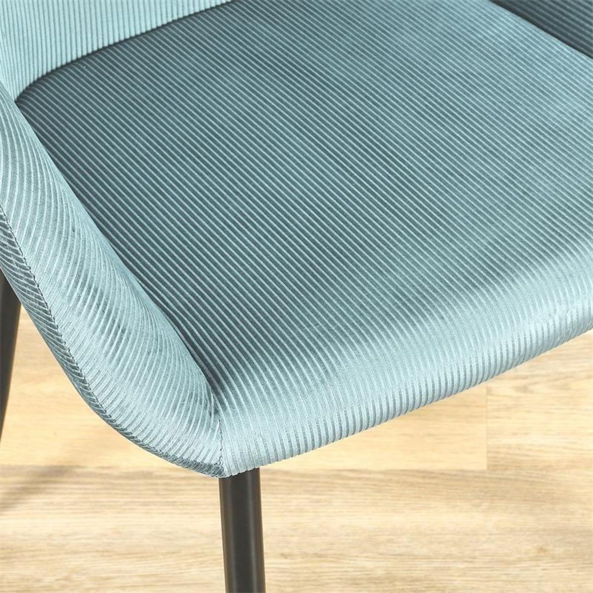 Paris Prix Lot de 2 Fauteuils Design  Giulia  85cm Bleu Canard