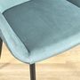 Voir la diapositive 3 : Paris Prix Lot de 2 Fauteuils Design  Giulia  85cm Bleu Canard