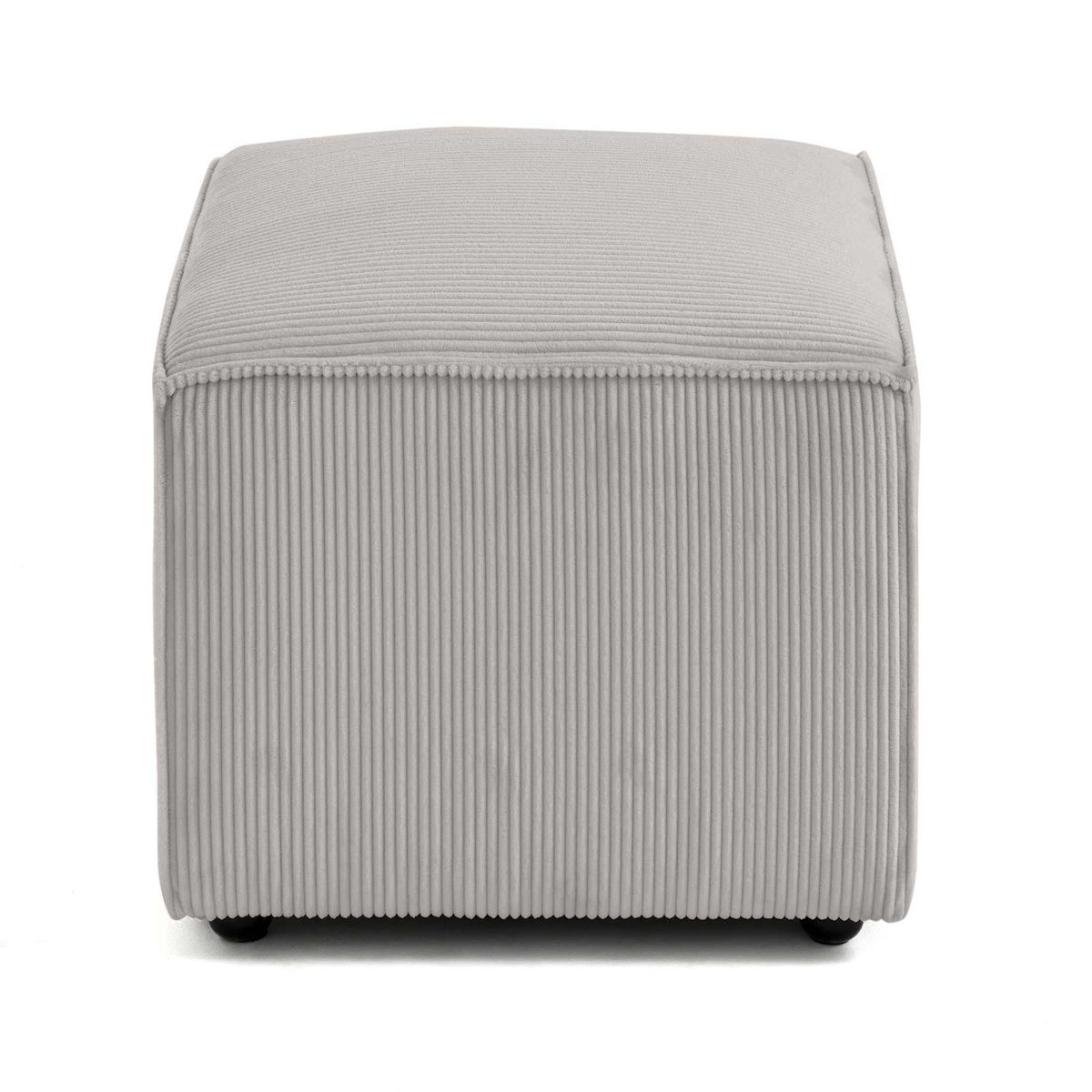 LISA DESIGN Arty - pouf d'appoint - en velours côtelé