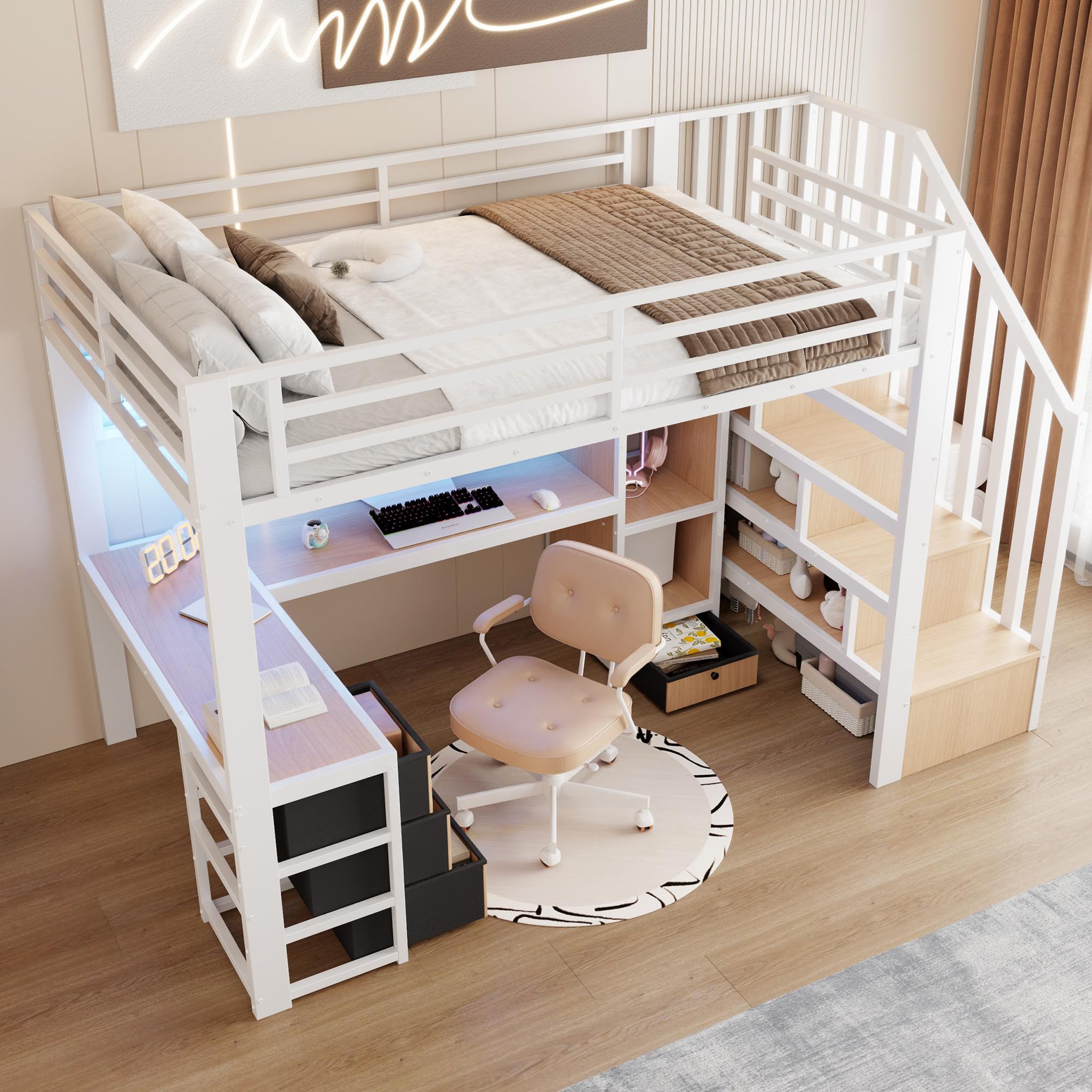 Voir la diapositive 5 : MERAX Lit mezzanine