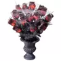 WIDMANN Vase avec Roses rouges et Toile d'Araignée