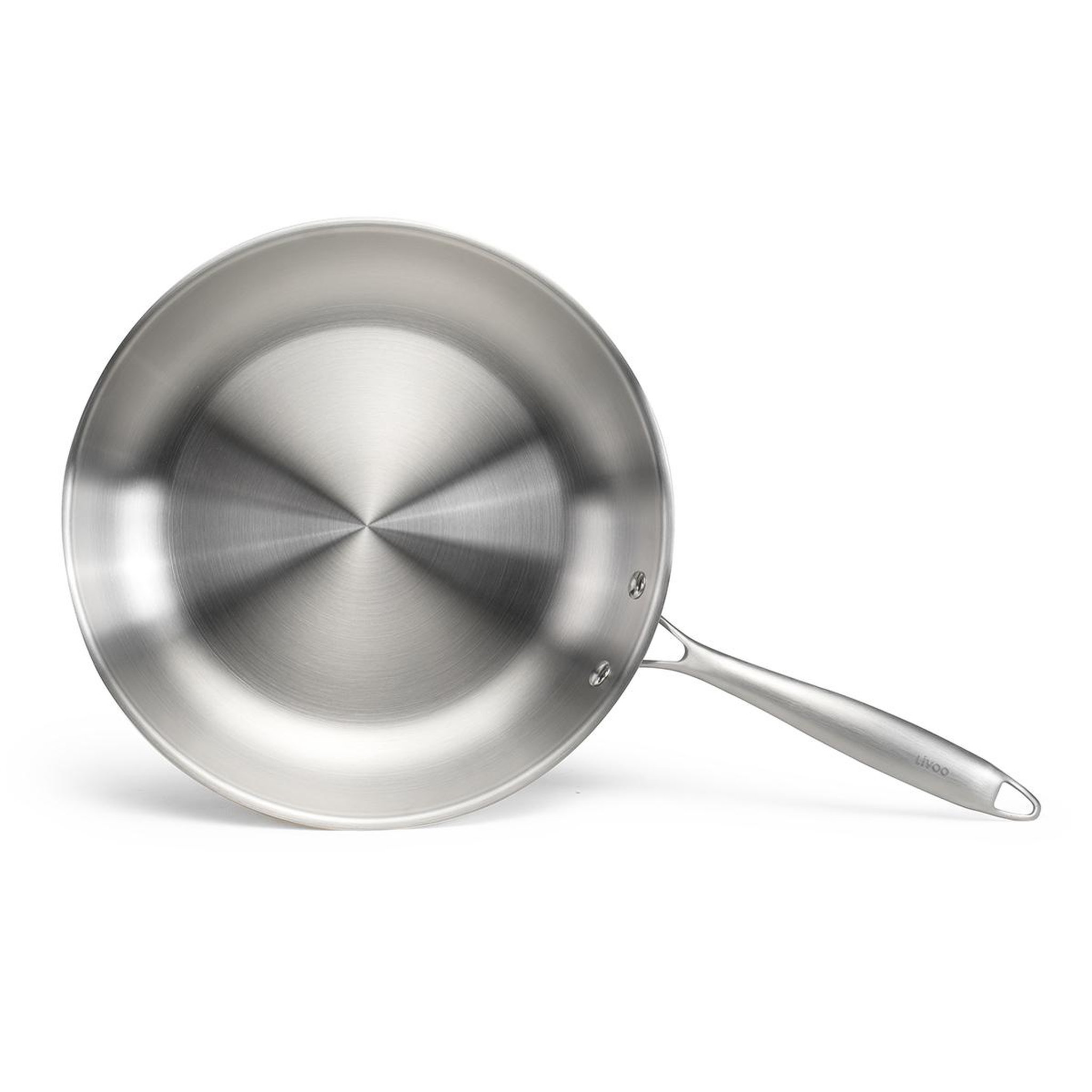 Voir la diapositive 3 : LIVOO Poêle inox 28cm - MEP159